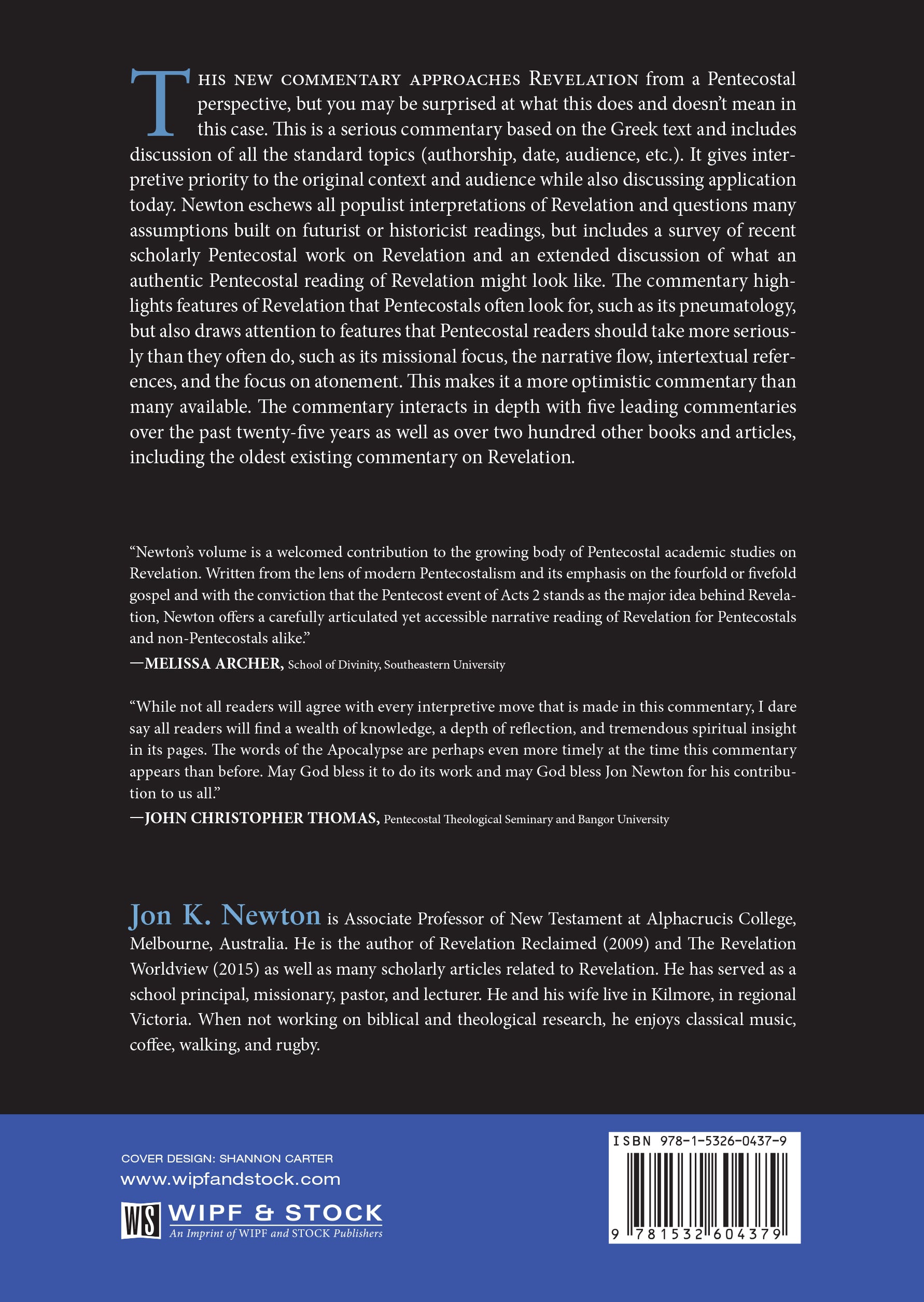 A Pentecostal Commentary on Revelation (Pentecostal Old Testament And New Testament Commentaries Series)