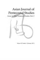 Asian Journal of Pentecostal Studies Volume 20 #01: Issues in New Testament Studies Part 2