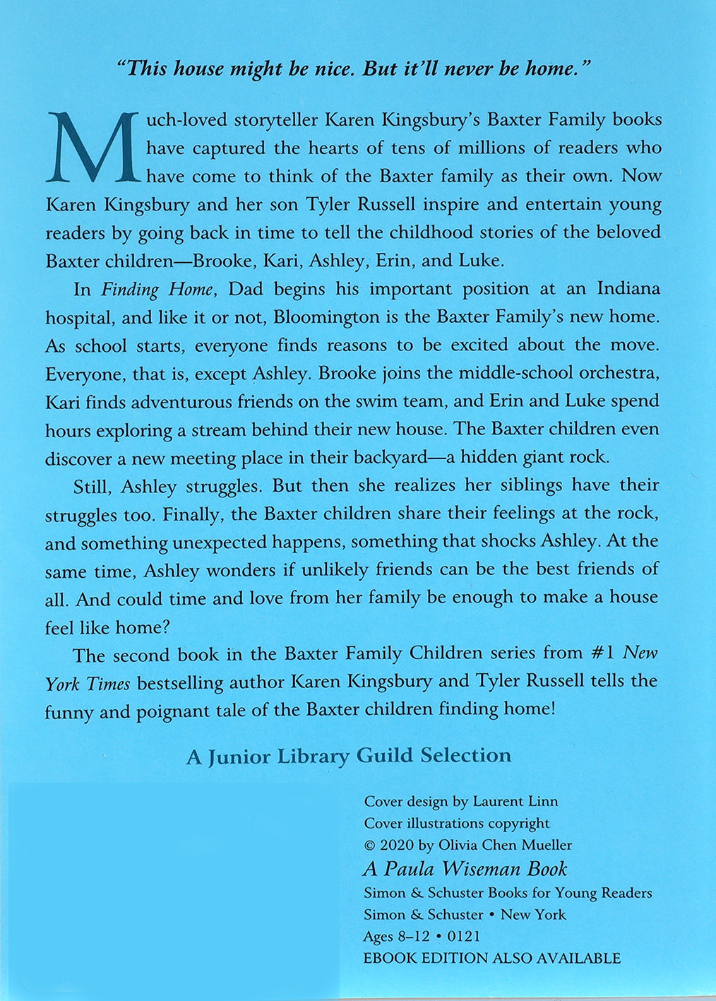 Finding Home (#02 in Baxter Family Children's Story Series)