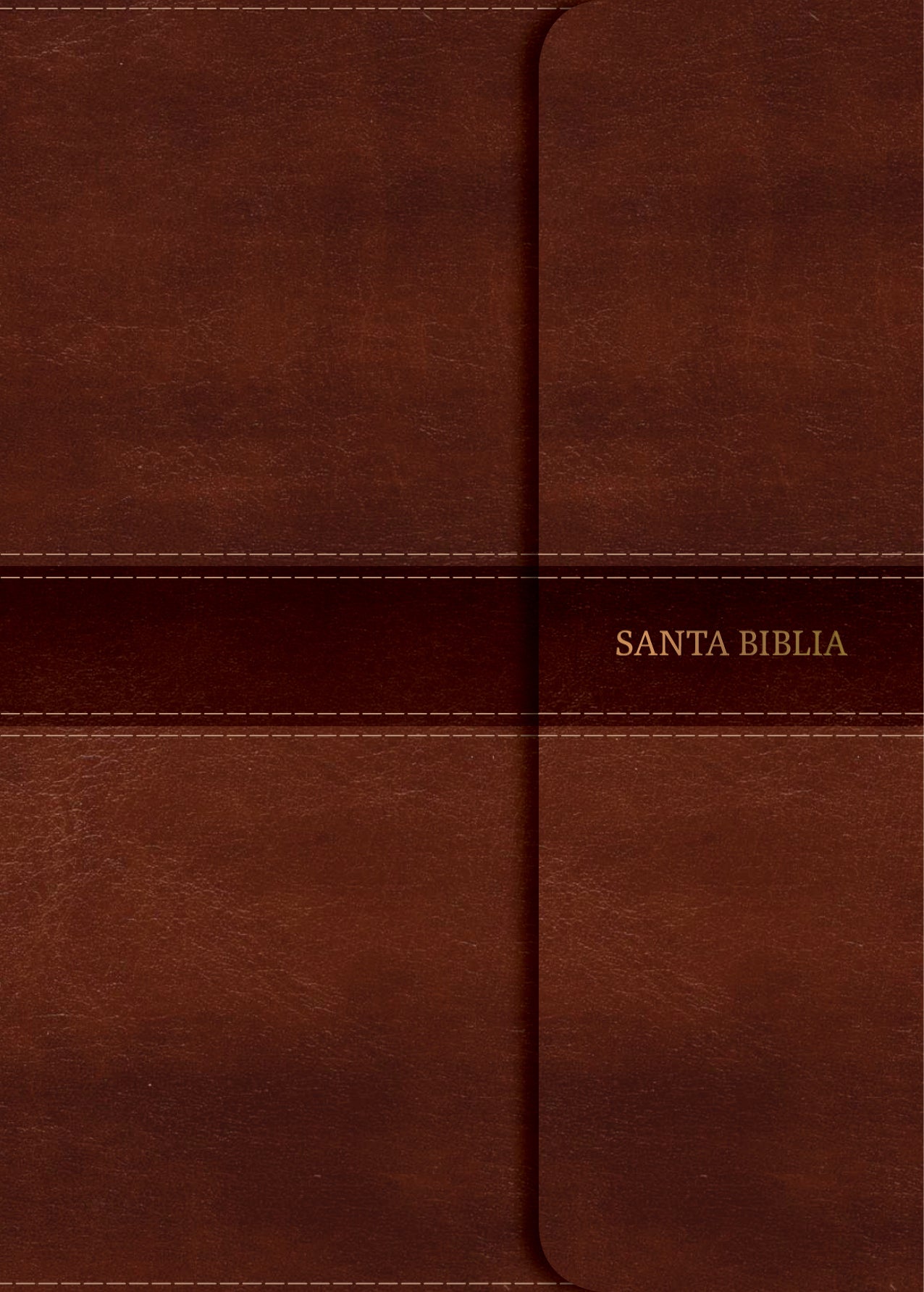 Rvr 1960 Biblia Compacta Letra Grande Marron Indice Y Solapa Con Iman (Red Letter Edition) (Large Print Indexed Magnetic Flap)