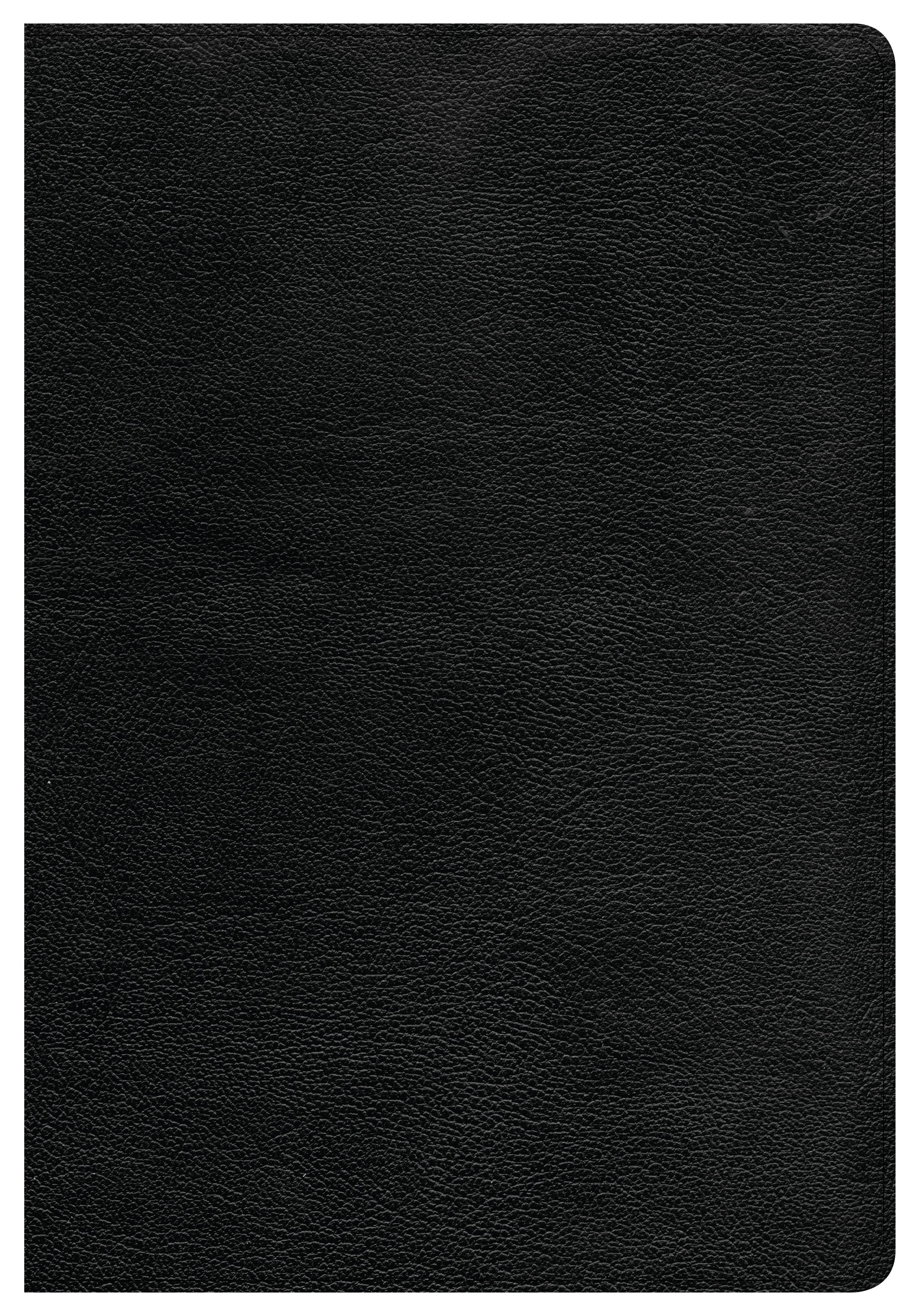 CSB Giant Print Reference Bible Black Indexed (Red Letter Edition)