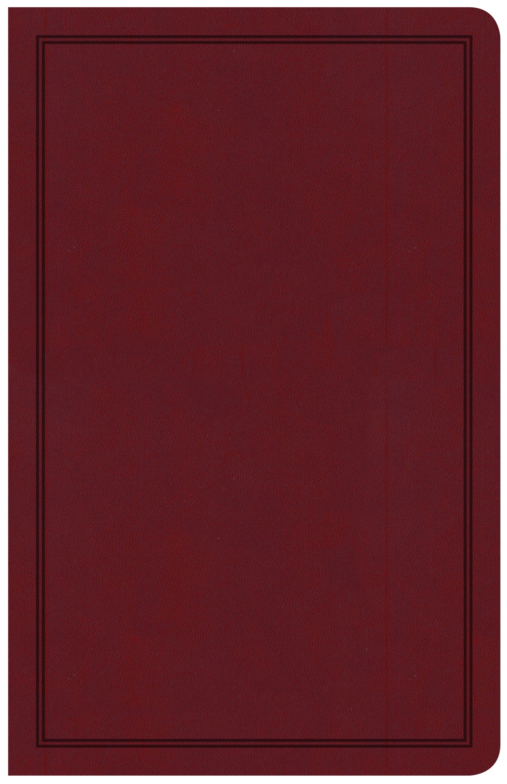 CSB Deluxe Gift Bible Burgundy (Red Letter Edition)