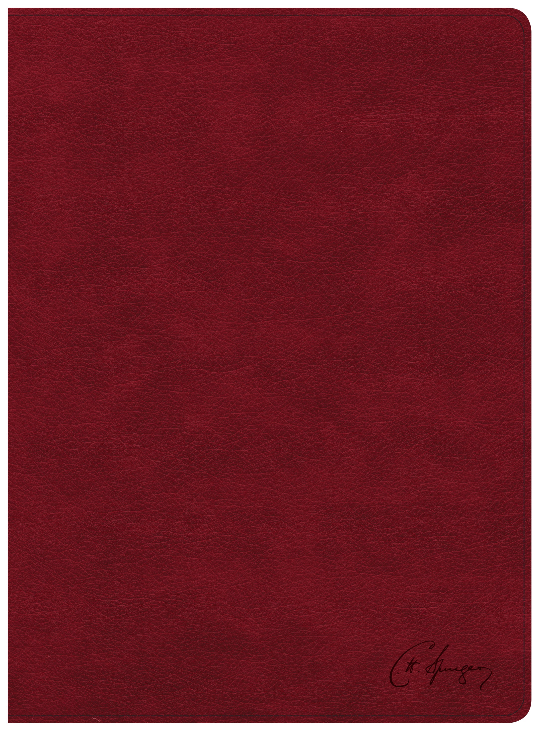 KJV Spurgeon Study Bible Crimson