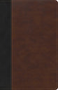CSB Ultrathin Bible Brown/Black Indexed (Red Letter Edition)
