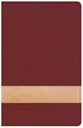 CSB Large Print Personal Size Reference Bible Crimson/Tan Indexed (Red Letter Edition)