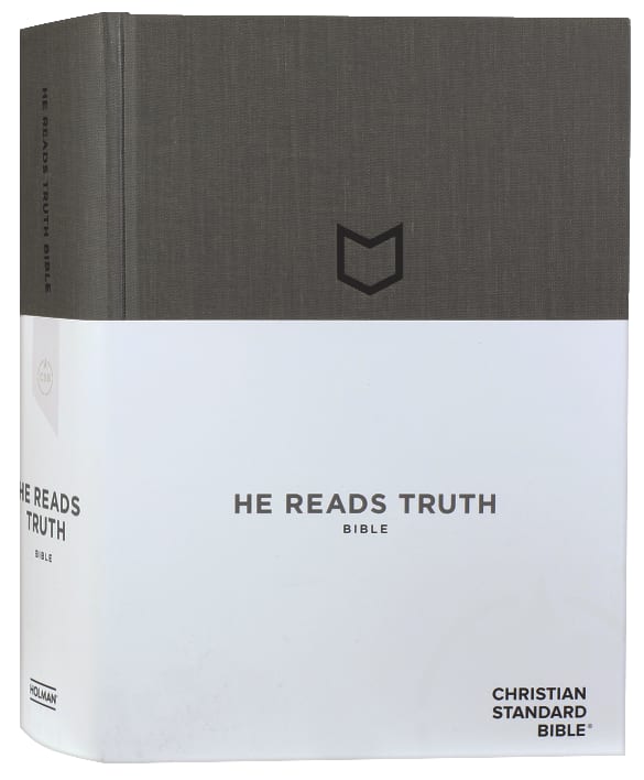 CSB He Reads Truth Bible Pewter
