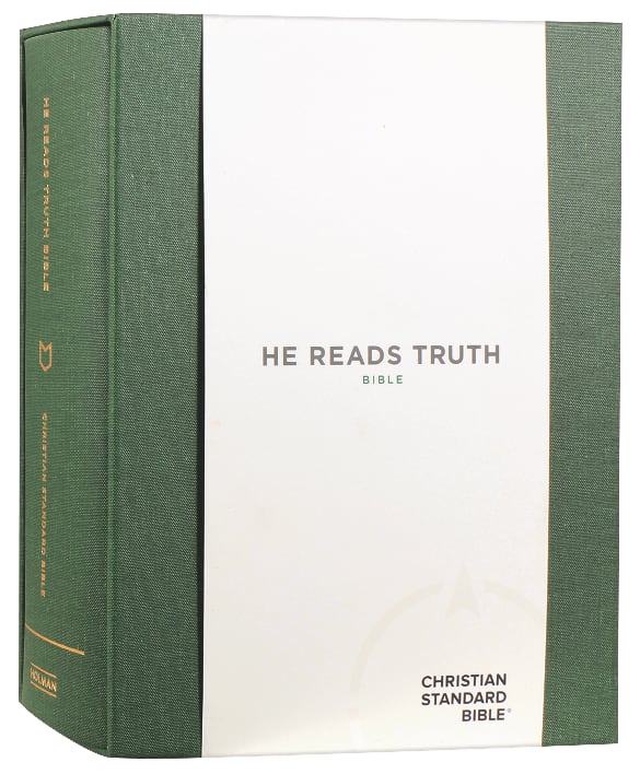 CSB He Reads Truth Bible Green