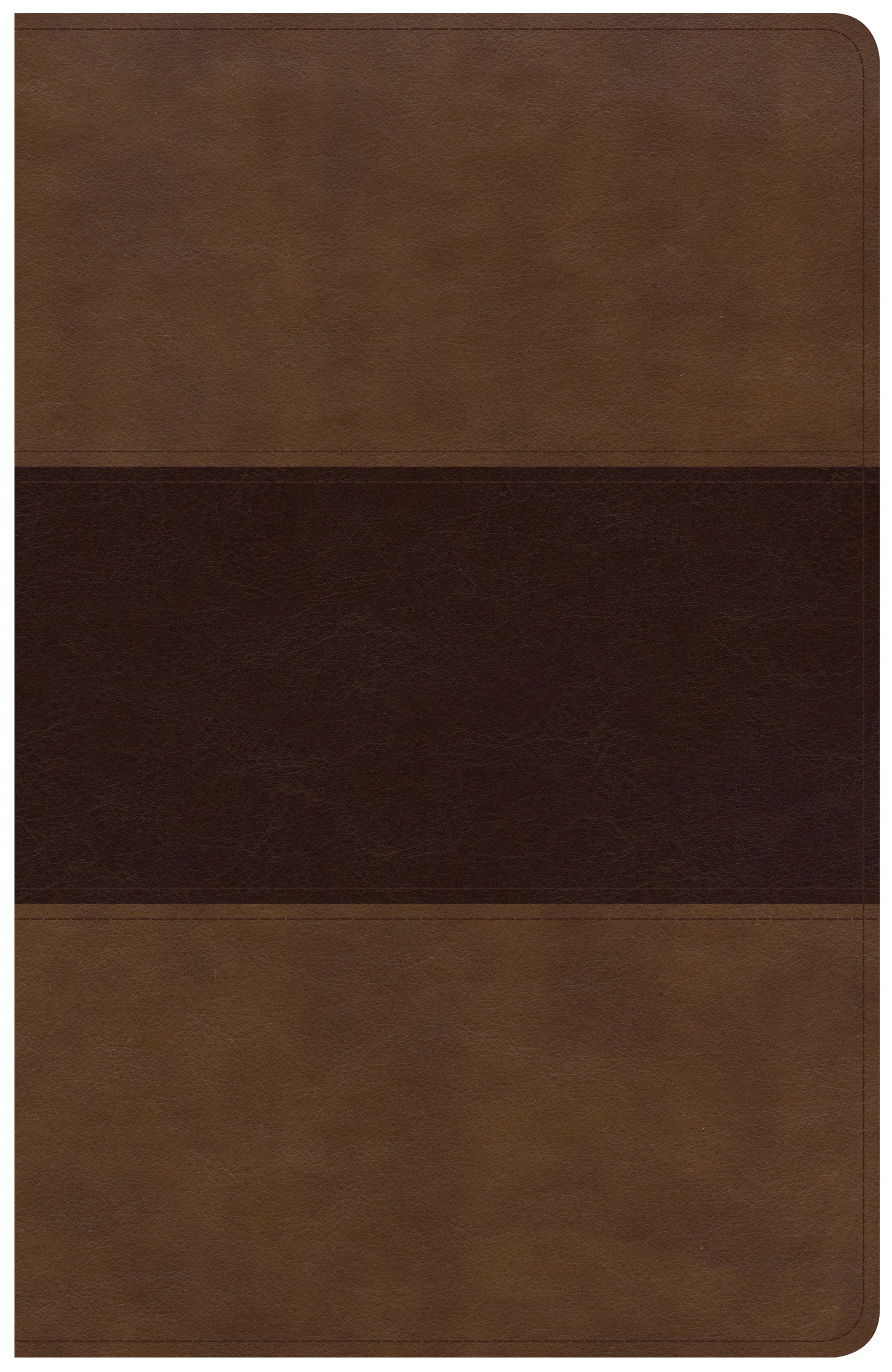 KJV Large Print Personal Size Reference Bible Saddle Brown Indexed (Red Letter Edition)