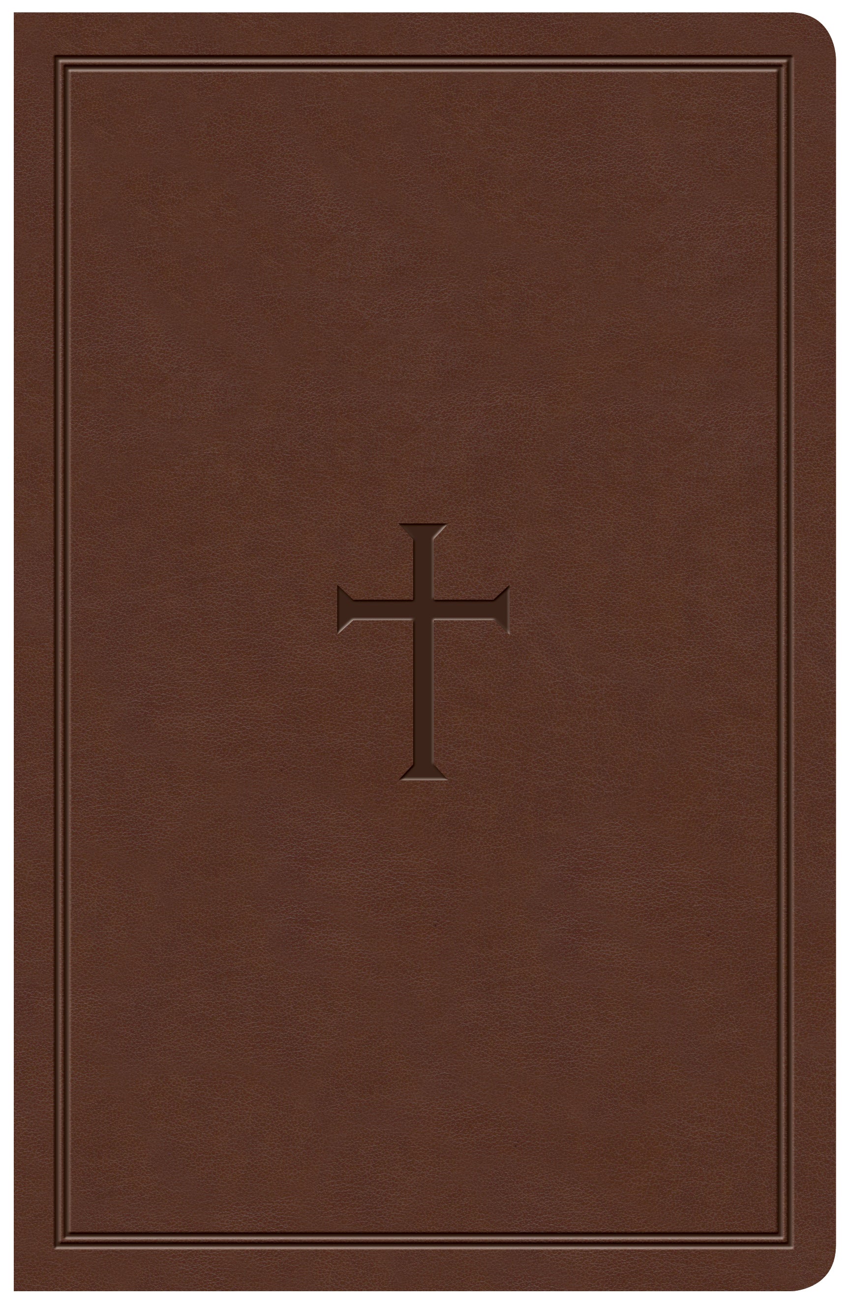 KJV Large Print Personal Size Reference Bible Brown Indexed (Red Letter Edition)
