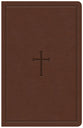 KJV Large Print Personal Size Reference Bible Brown Indexed (Red Letter Edition)