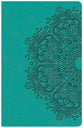 KJV Large Print Personal Size Reference Bible Teal (Red Letter Edition)