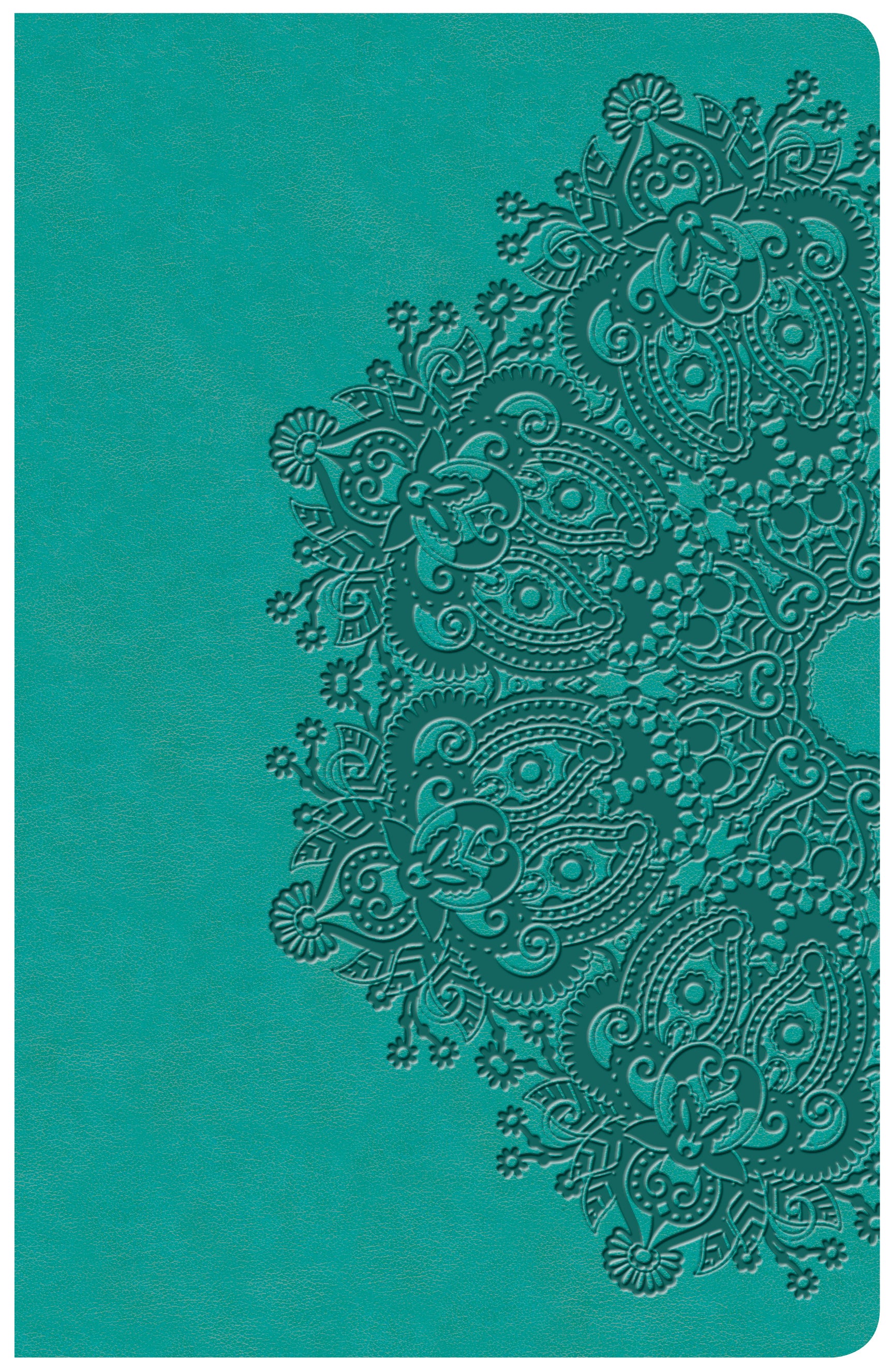 KJV Large Print Personal Size Reference Bible Teal Indexed (Red Letter Edition)