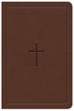 KJV Large Print Compact Reference Bible Brown (Red Letter Edition)