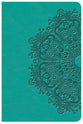 KJV Large Print Compact Reference Bible Teal (Red Letter Edition)