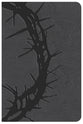 KJV Large Print Compact Reference Bible Charcoal (Red Letter Edition)