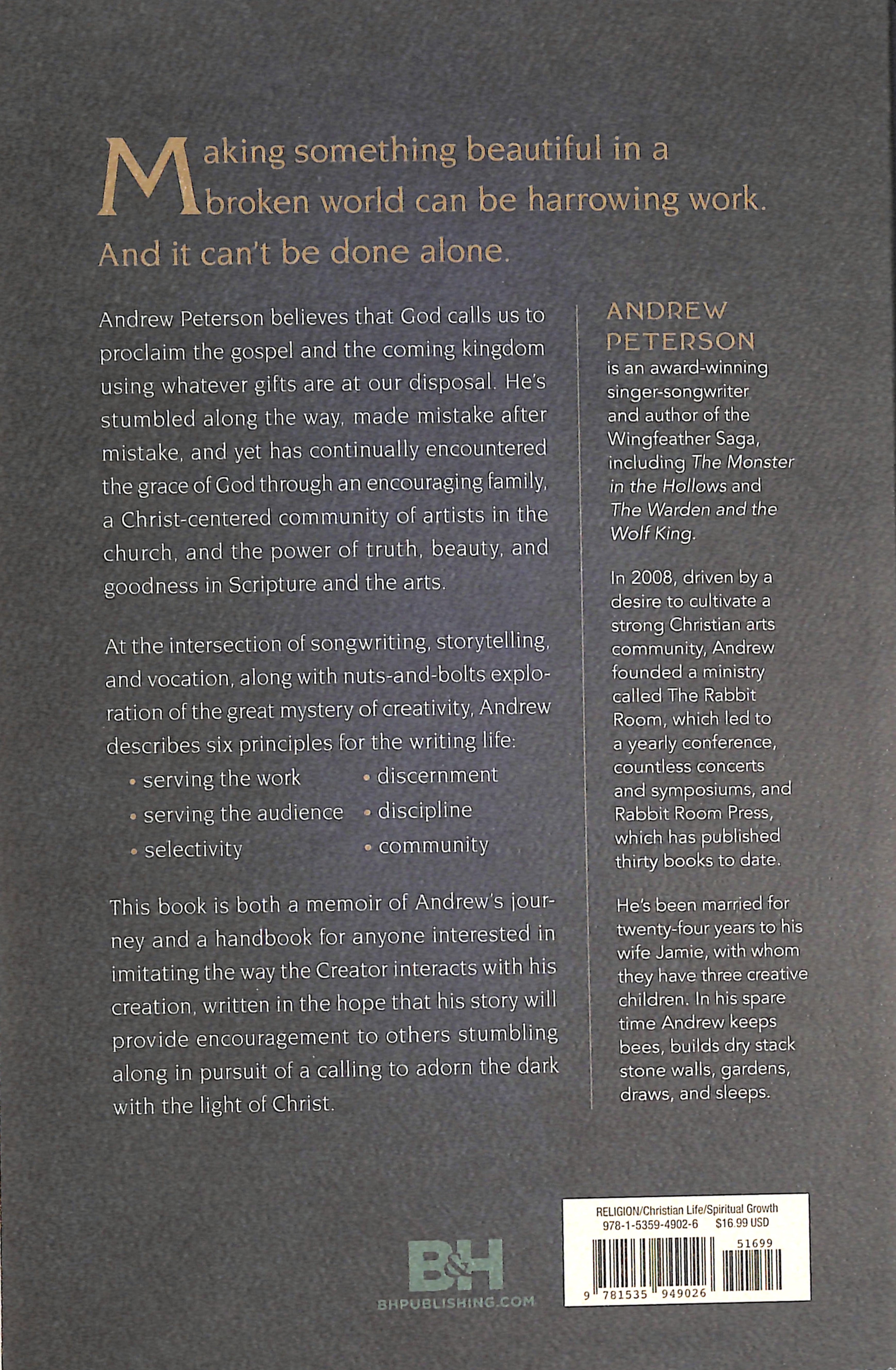 Adorning the Dark: Thoughts on Community, Calling, and the Mystery of Making