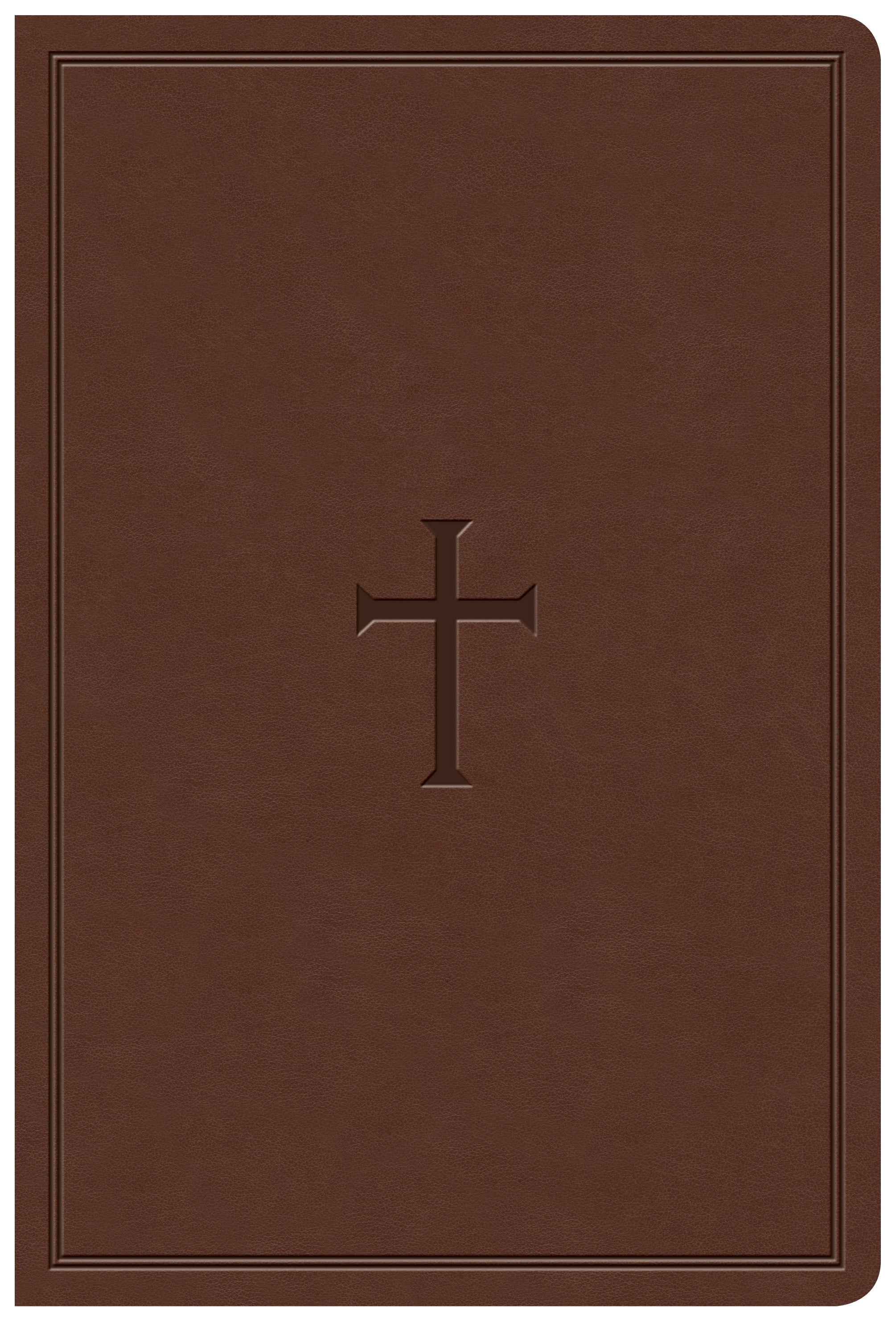 KJV Giant Print Reference Bible Brown Indexed (Red Letter Edition)