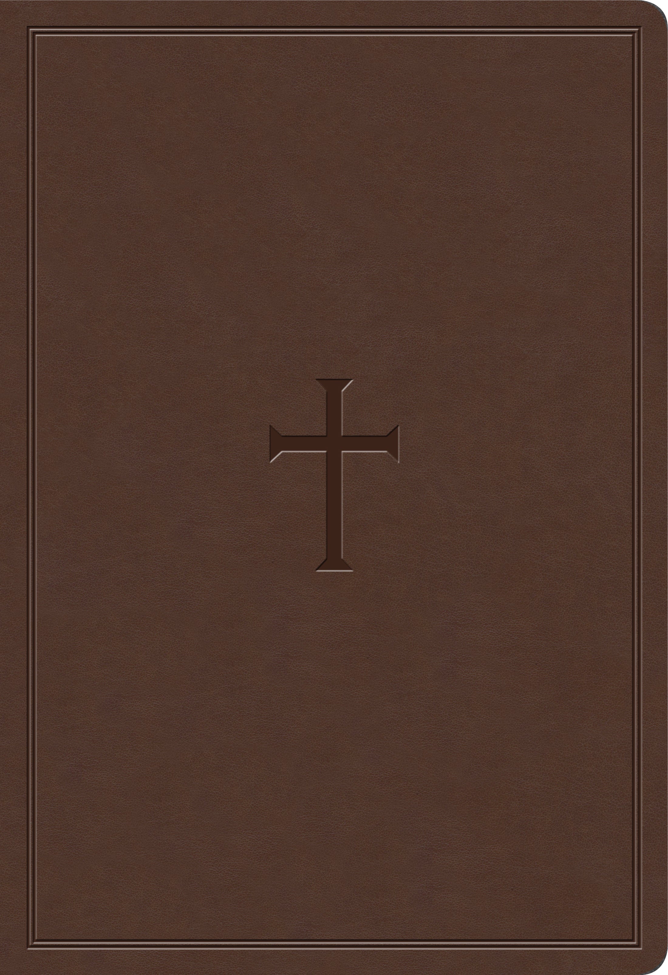 KJV Super Giant Print Reference Bible Brown Indexed (Red Letter Edition)