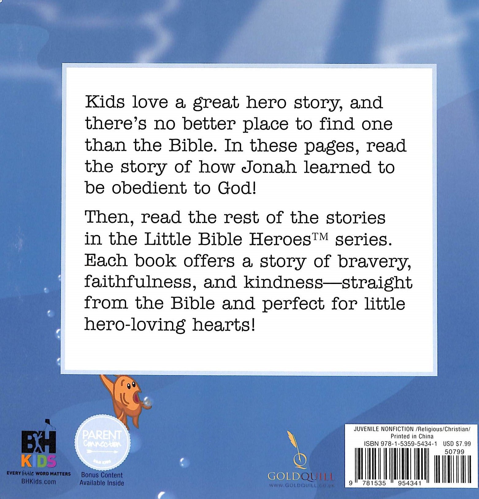 Jonah (Little Bible Heroes Series)
