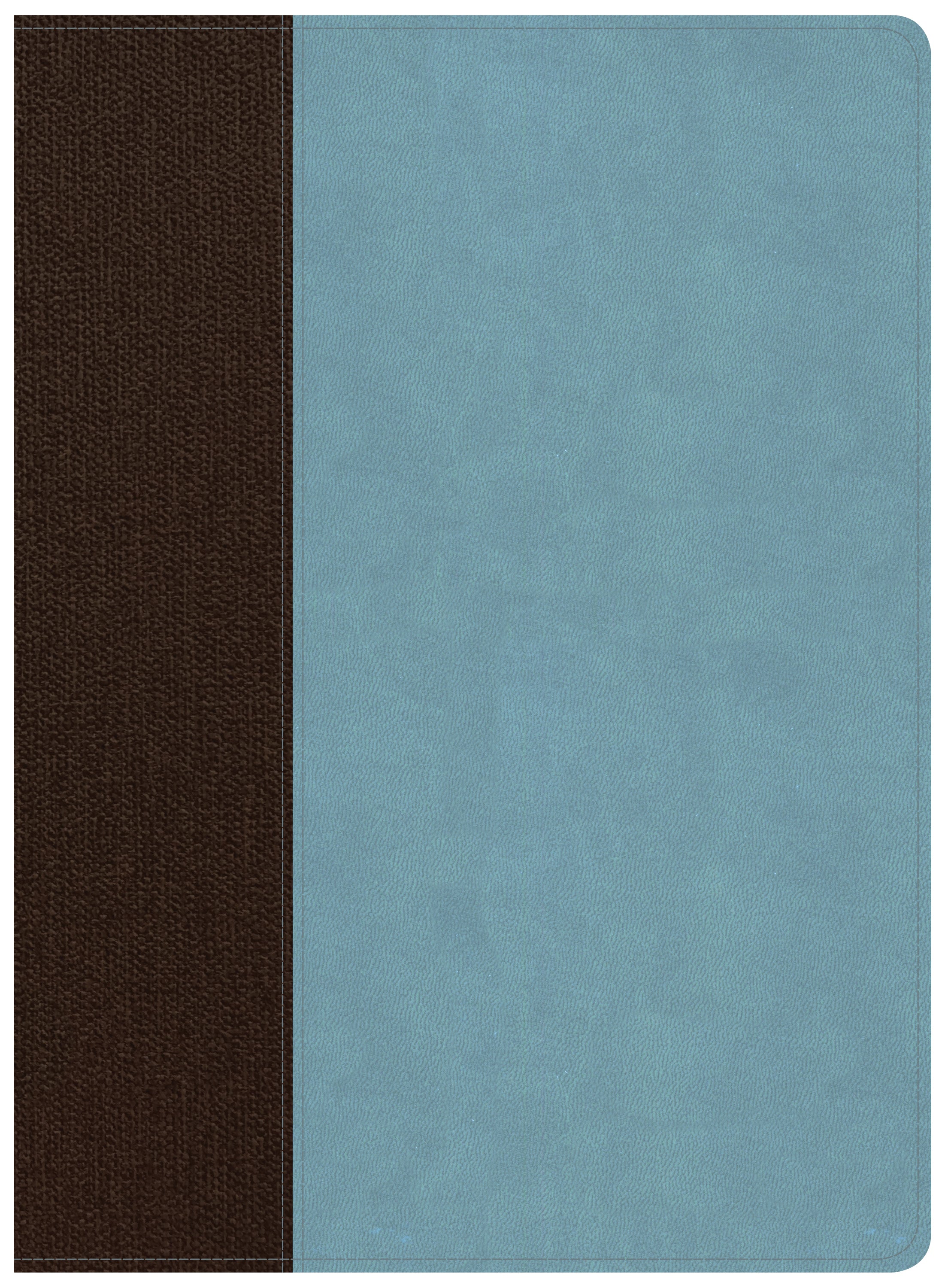 CSB Life Essentials Study Bible Brown/Sky Indexed (Black Letter Edition)
