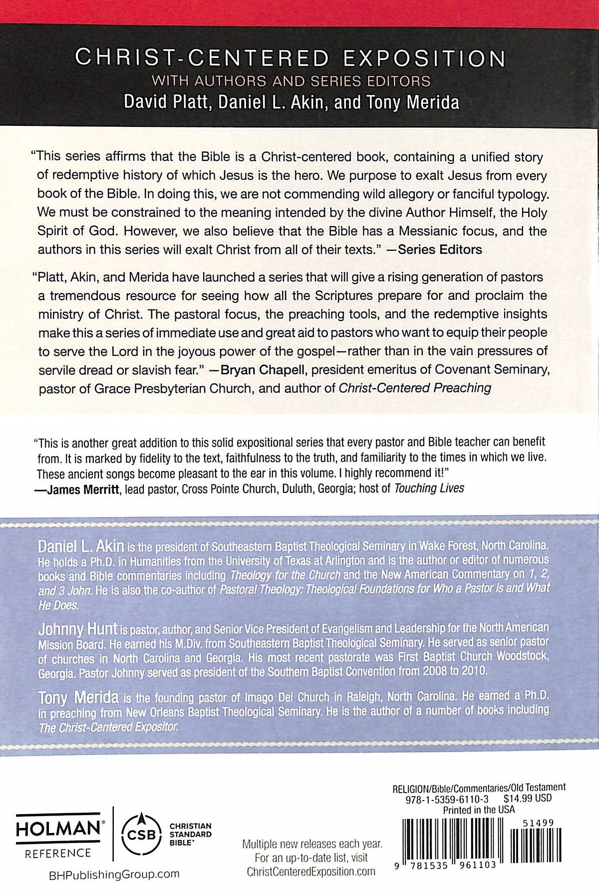Exalting Jesus in Psalms 101-150 (Christ Centered Exposition Commentary Series)