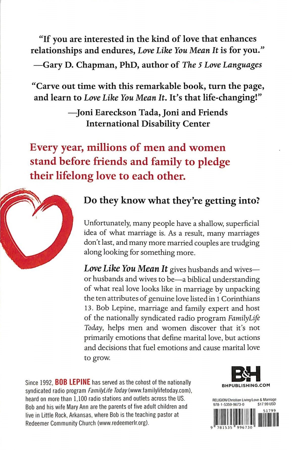 Love Like You Mean It: The Heart of a Marriage That Honors God