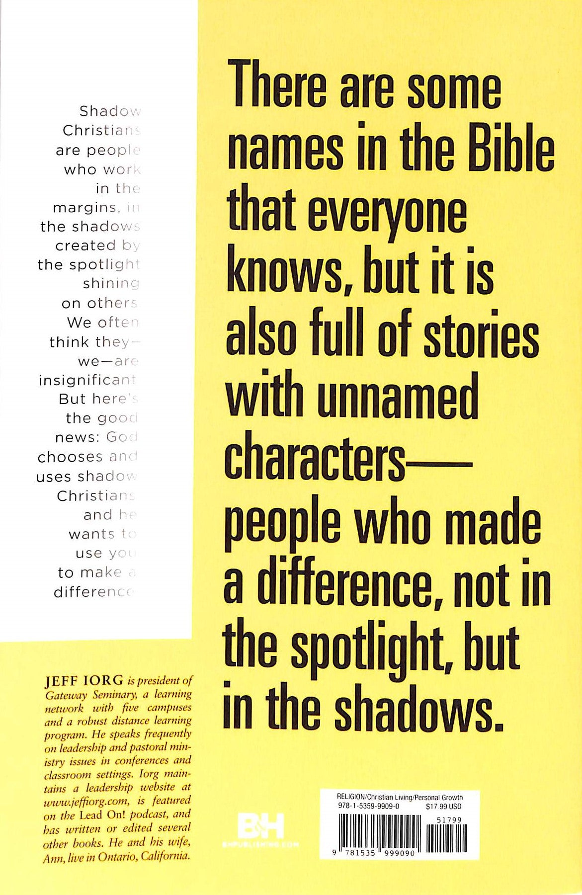 Shadow Christians: Making An Impact When No One Knows Your Name