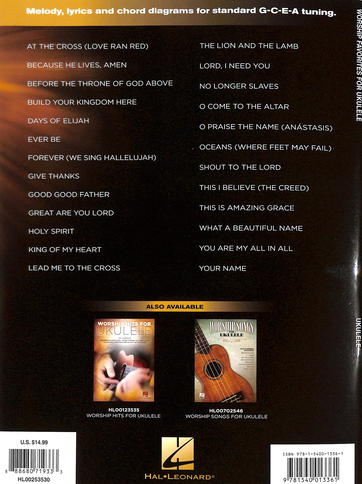 Worship Favorites For Ukulele: 25 Songs to Strum & Sing (Music Book)