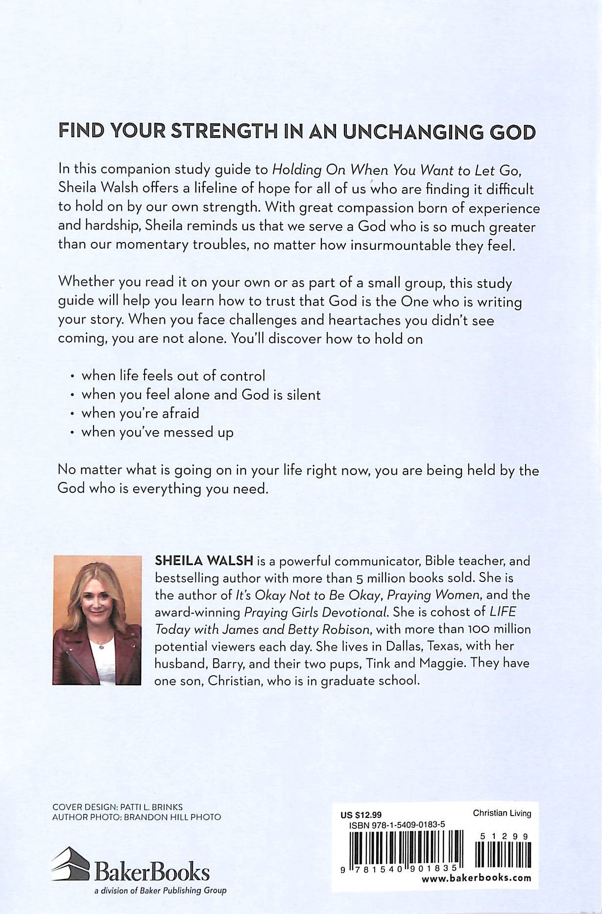 Holding on When You Want to Let Go (Study Guide): Clinging to Hope When Life is Falling Apart