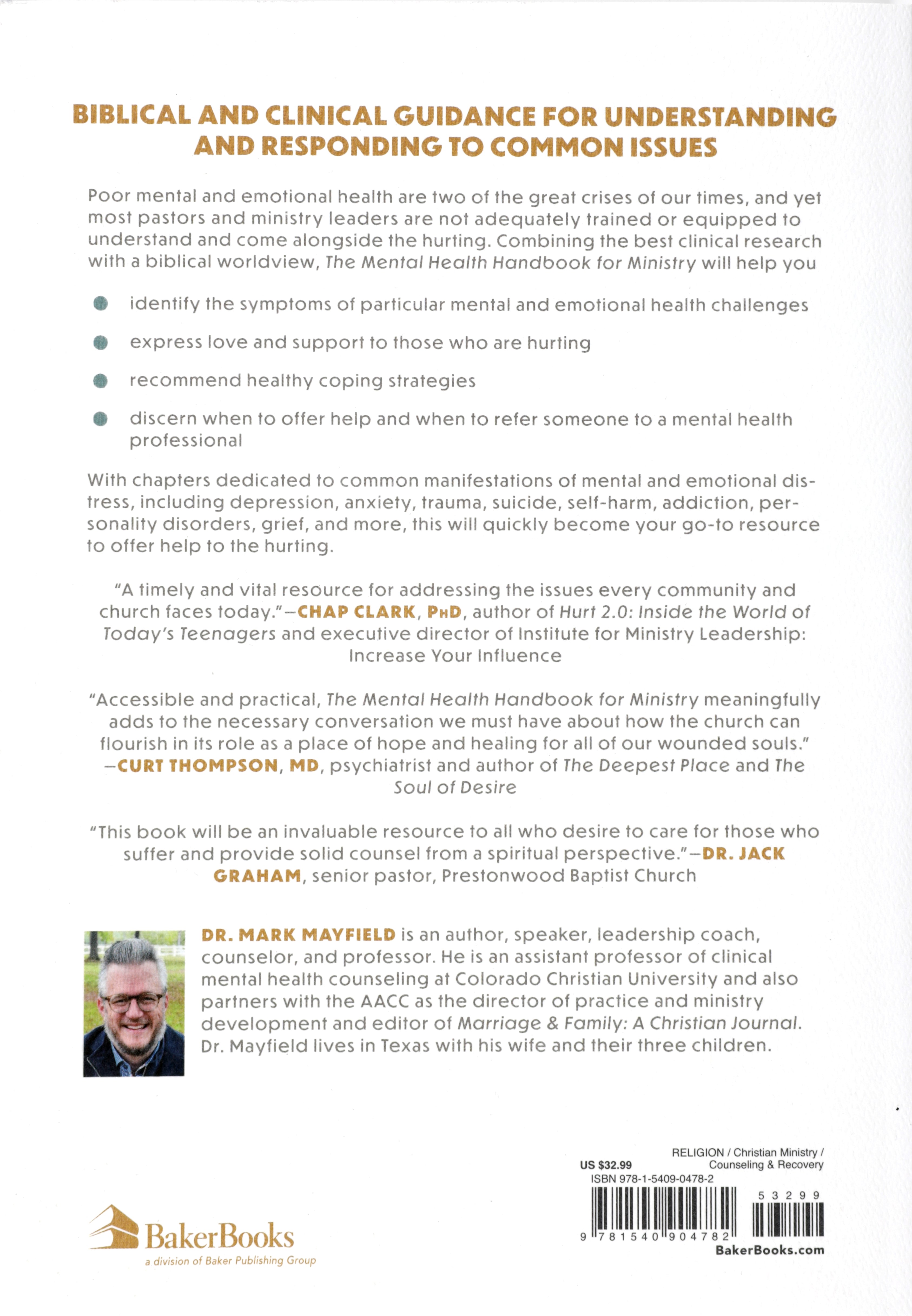 The Mental Health Handbook for Ministry: A Practical Guide for Supporting the Church's Mental and Emotional Well-Being