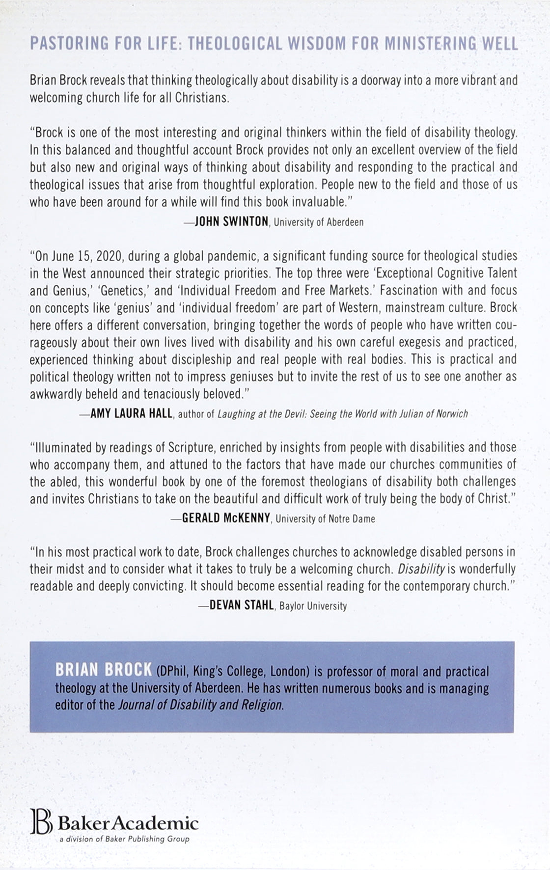 Disability: Living Into the Diversity of Christ's Body