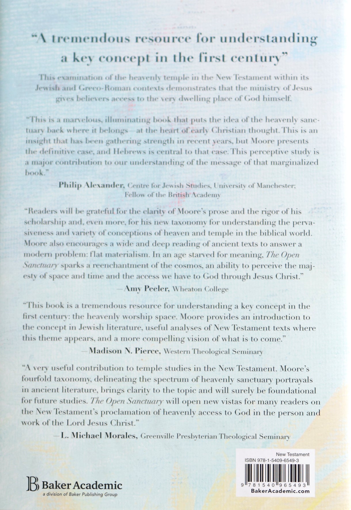 The Open Sanctuary: Access to God and the Heavenly Temple in the New Testament