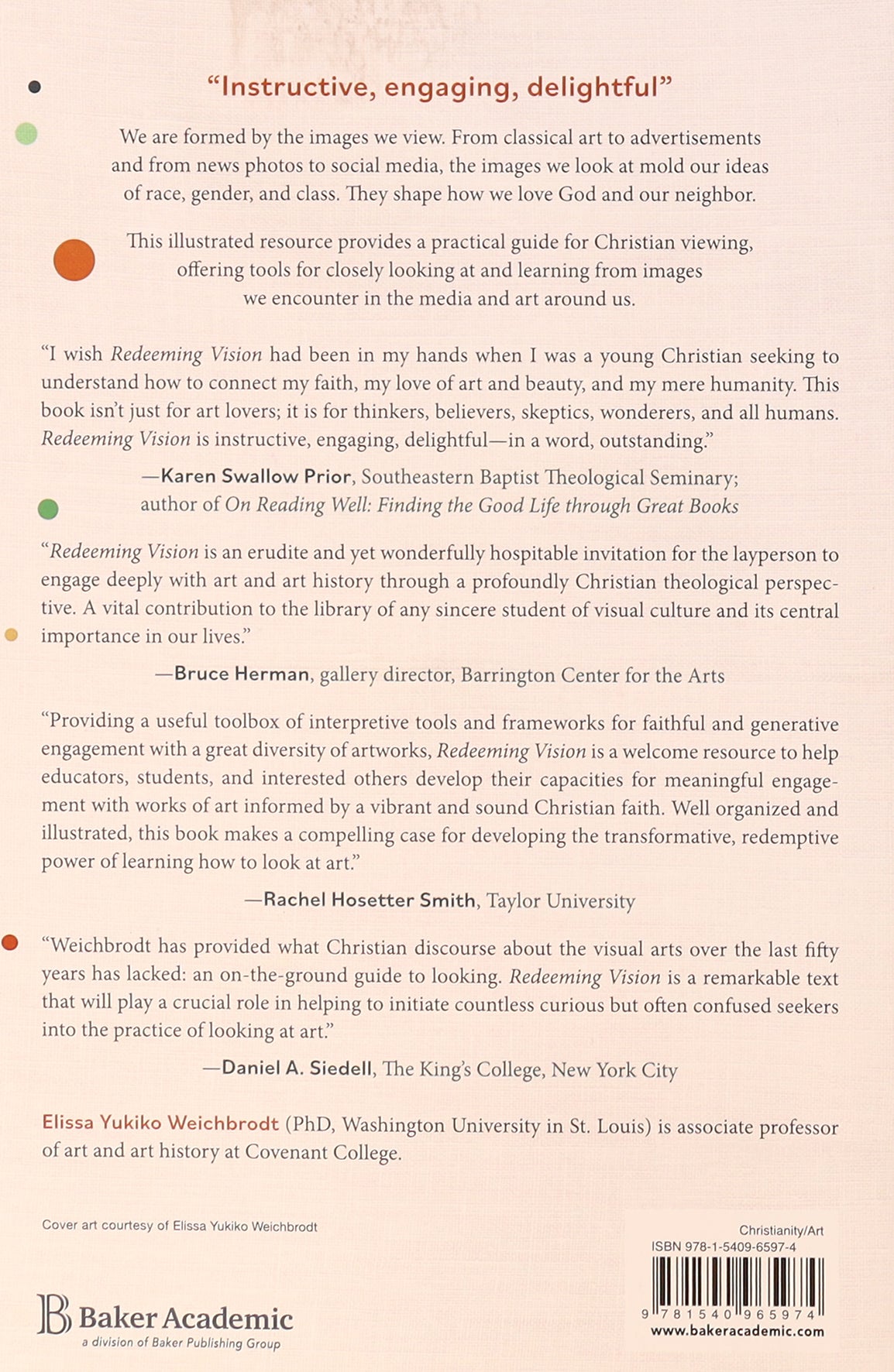 Redeeming Vision: A Christian Guide to Looking At and Learning From Art