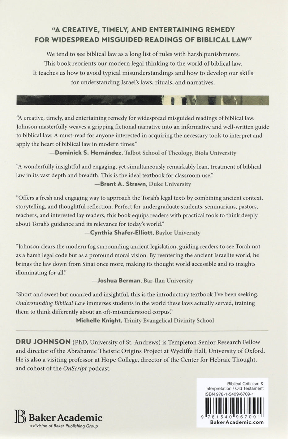 Understanding Biblical Law: Skills for Thinking with and Through Torah