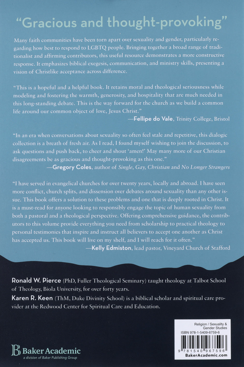 Christlike Acceptance across Deep Difference: Constructive Conversations on Sexuality and Gender