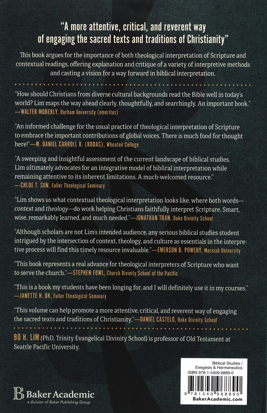Contextual Theological Interpretation: An Integrated Model for Reading the Bible