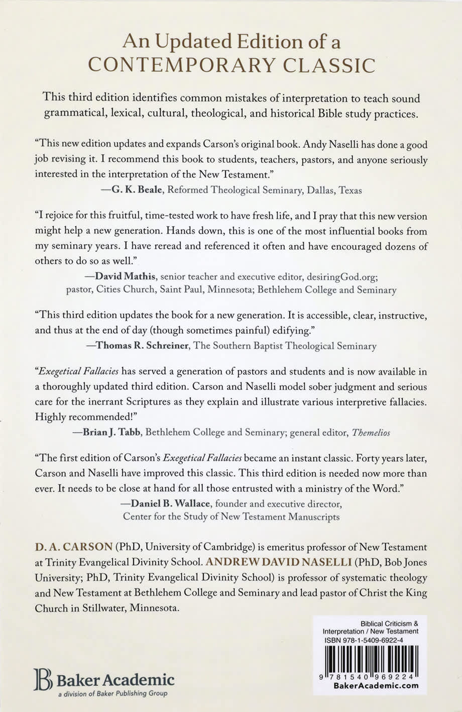 Exegetical Fallacies (3rd Edition)
