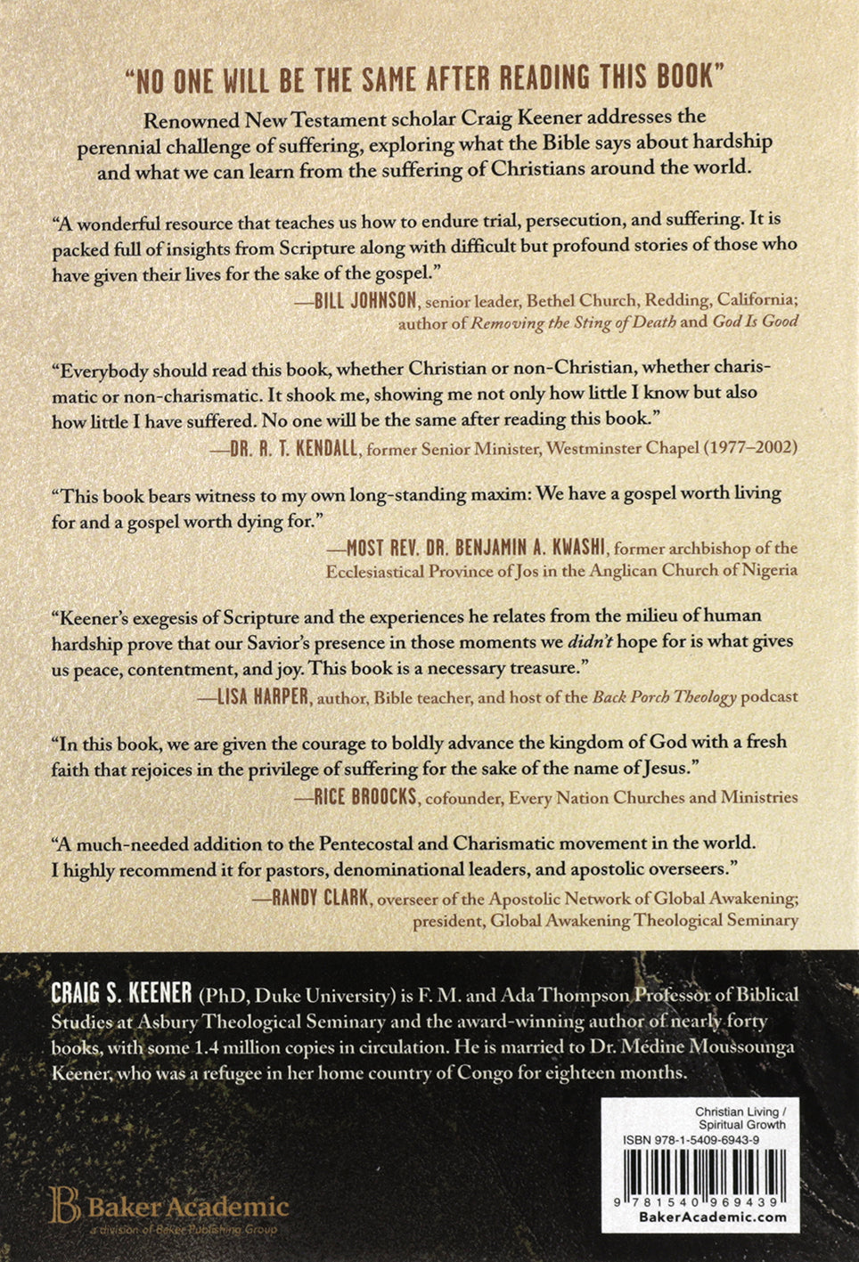 Suffering: Its Meaning for the Spirit-Filled Life