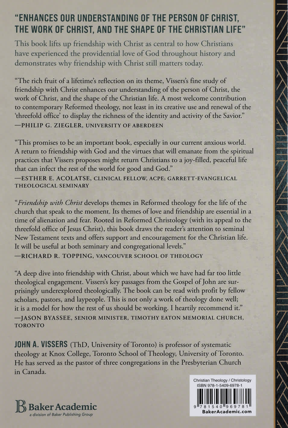 Friendship with Christ: A Biblical, Historical, and Theological Account