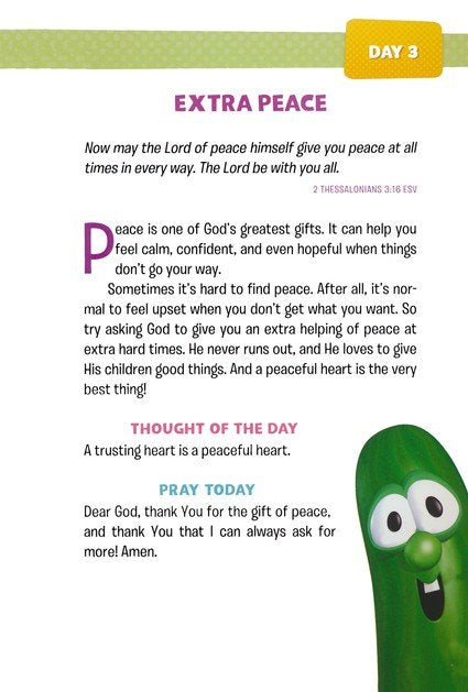 God Cares for Me: 365 Daily Devos for Girls (Veggie Tales Series)
