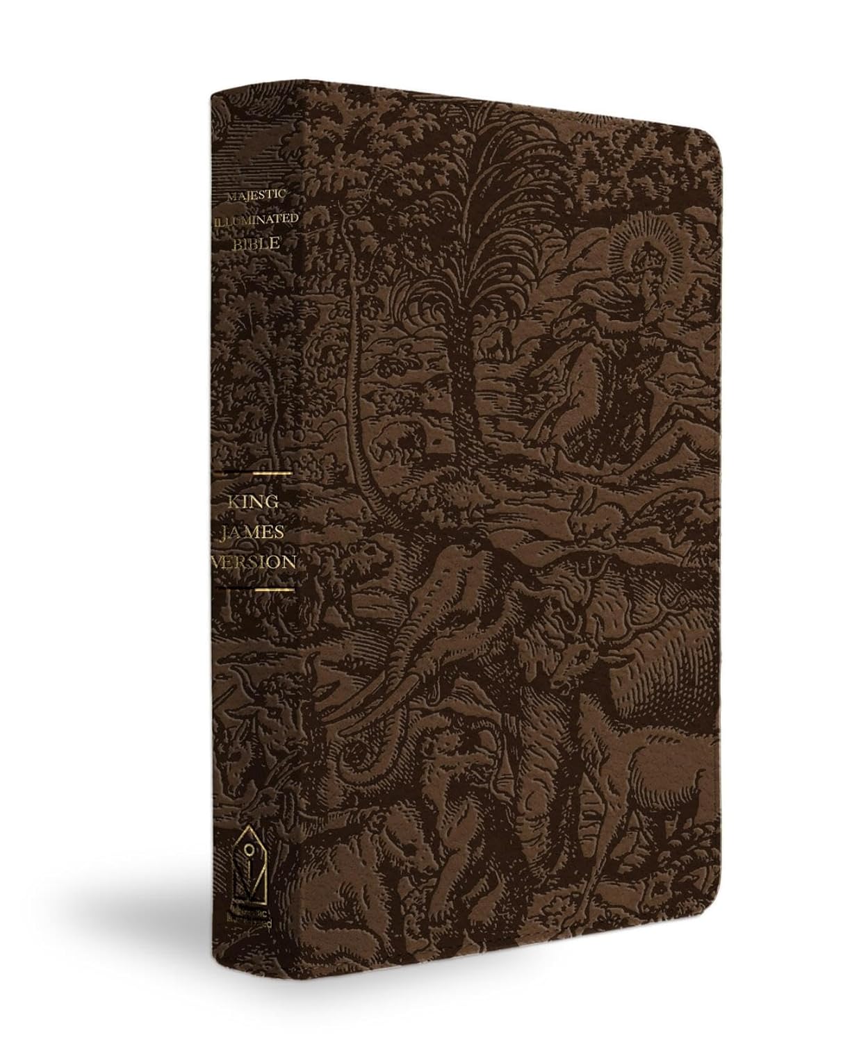 KJV Majestic Illuminated Bible, Brown