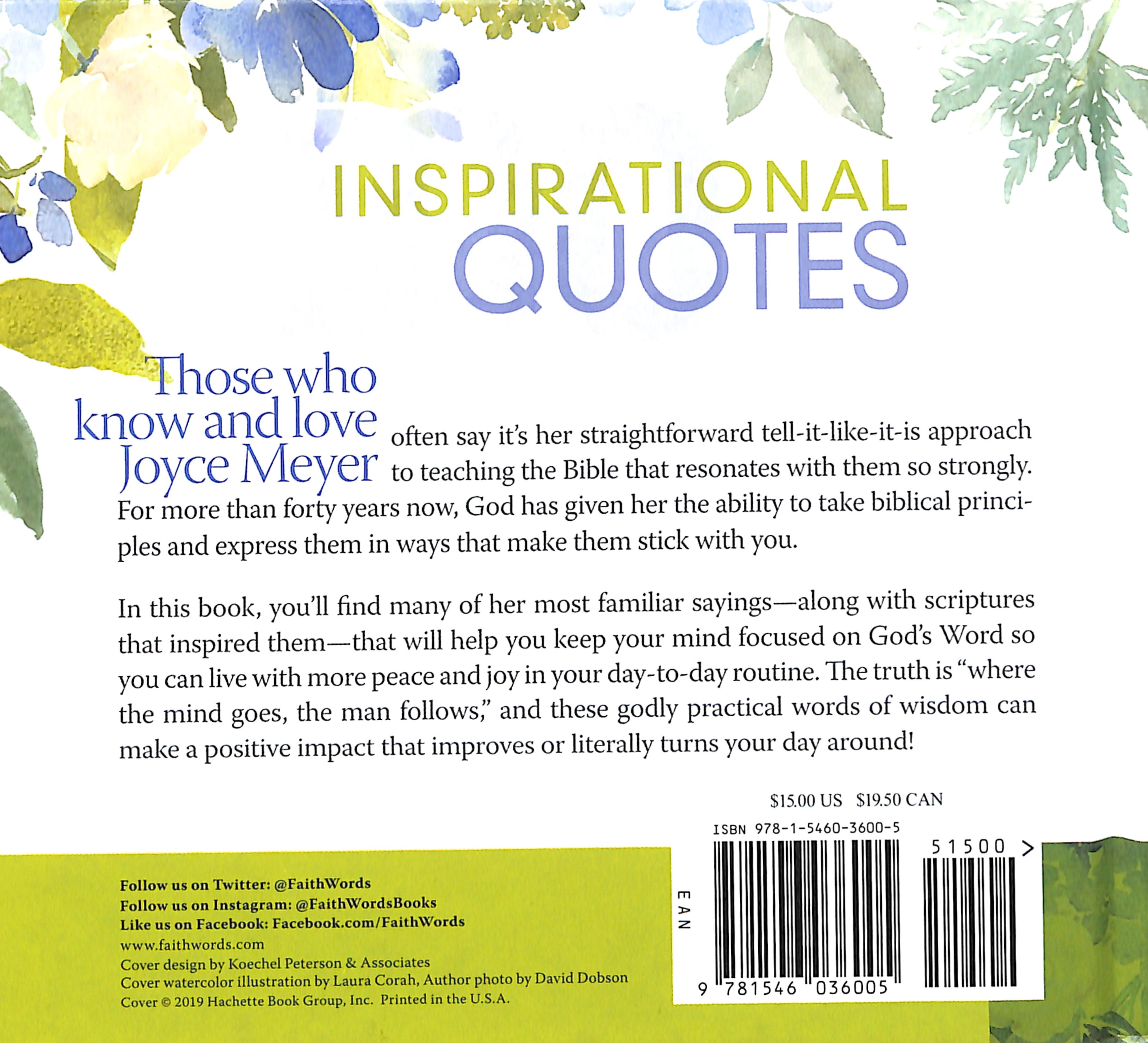 100 Inspirational Quotes: And the Life-Changing Scriptures Behind Them