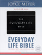 Amplified The Everyday Life Bible Large Print Black  (Black Letter Edition)