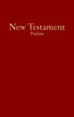 KJV Economy New Testament With Psalms Burgundy (Red Letter Edition)