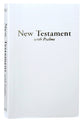 KJV Economy New Testament With Psalms White (Red Letter Edition)