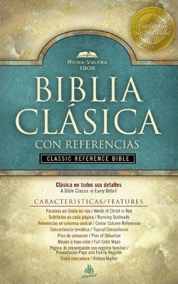 Santa Biblia Reina-Valera 1909 Reference Negro Spanish Reina-Valera Translation Reference Black (Red Letter Edition)
