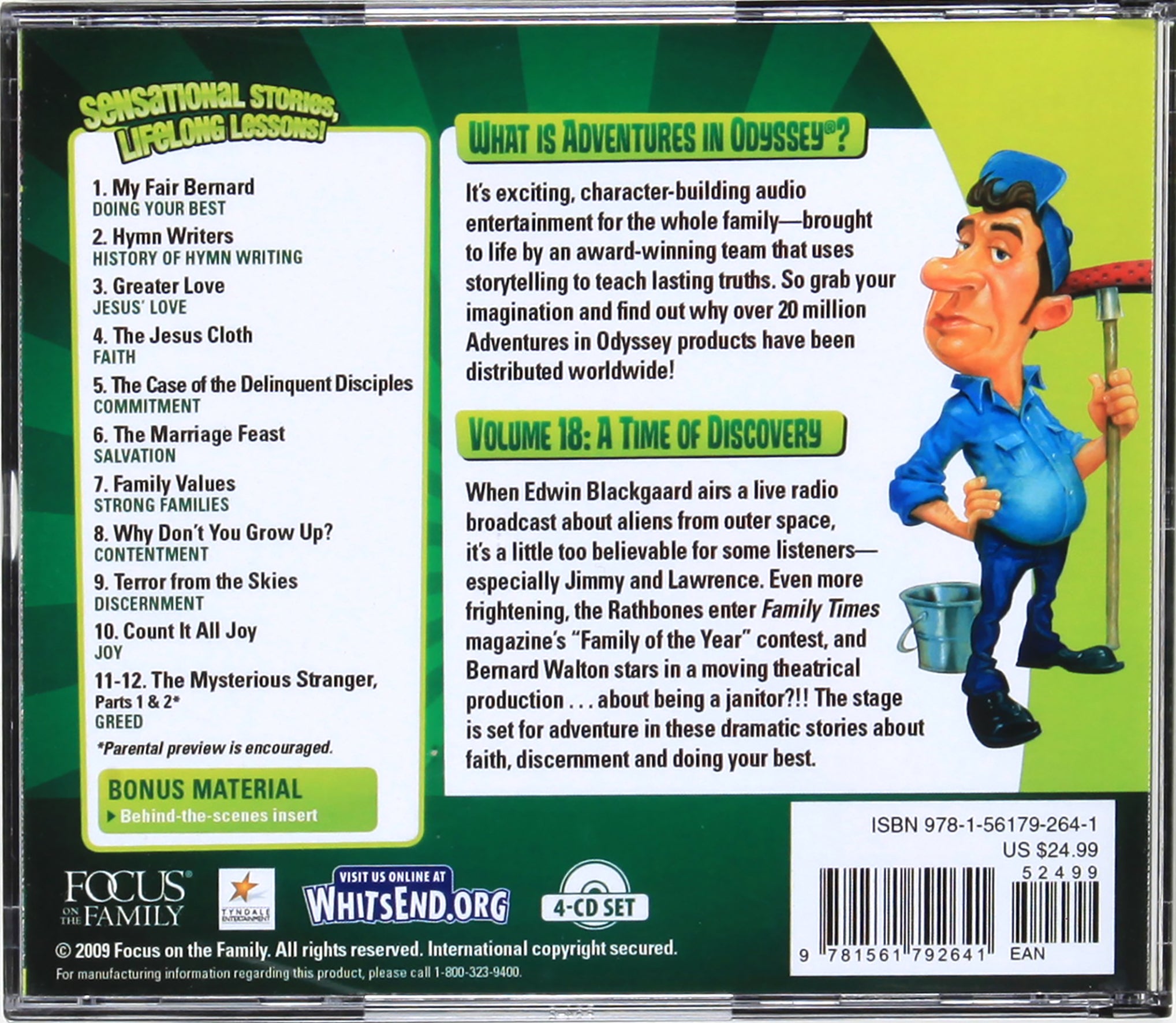 A Time of Discovery (#18 in Adventures In Odyssey Audio Series)