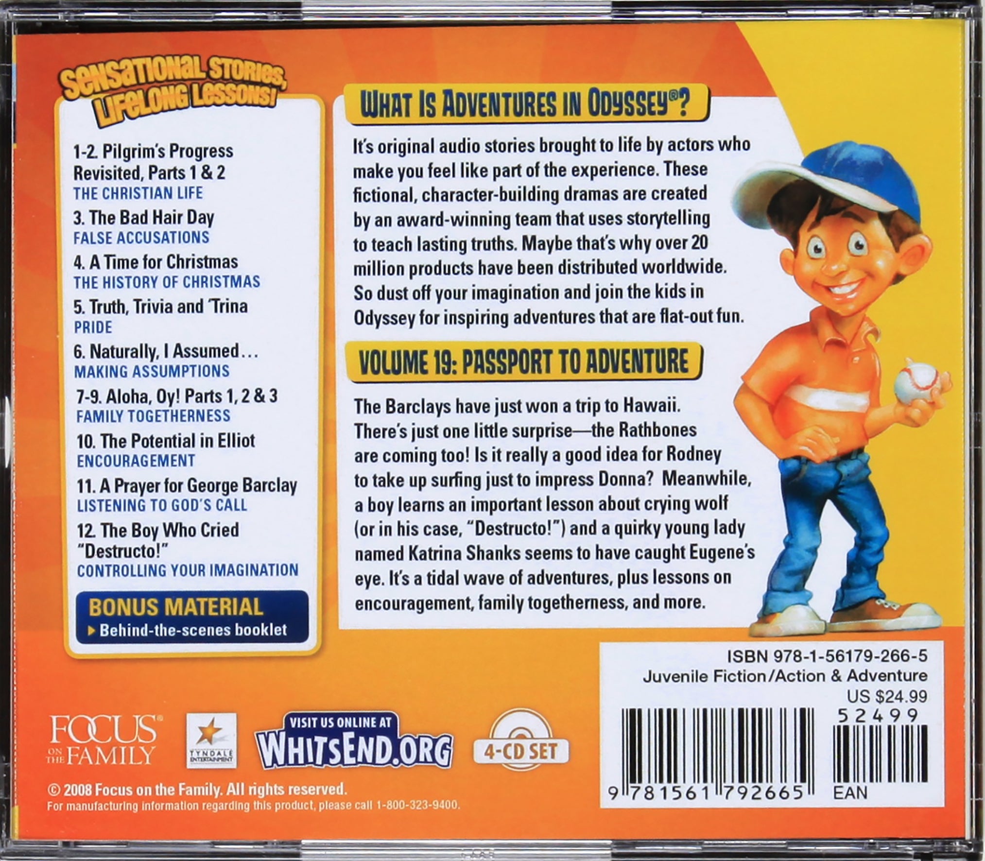 Passport to Adventure (Pilgrim's Progress) (#19 in Adventures In Odyssey Audio Series)
