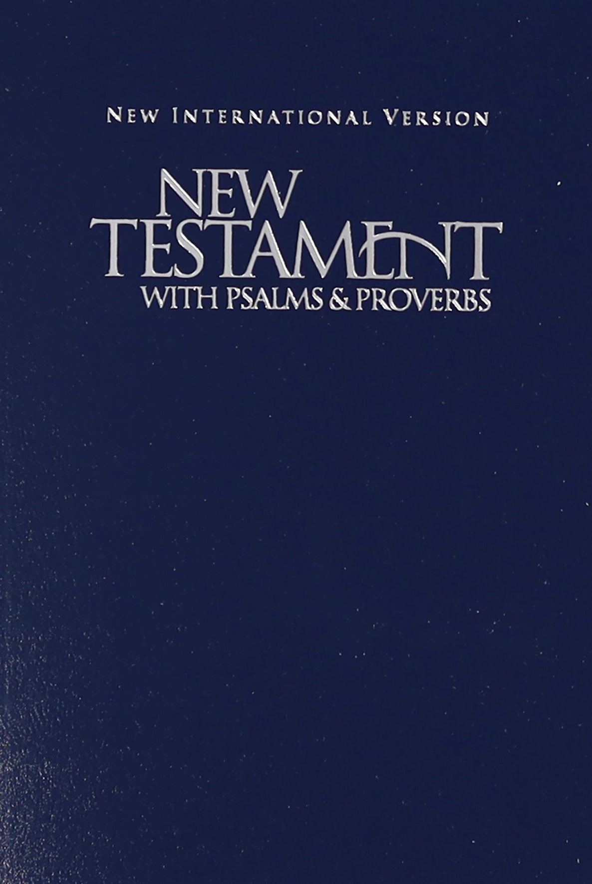 NIV Pocket New Testament With Psalms and Proverbs Blue (Black Letter Edition)