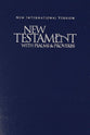 NIV Pocket New Testament With Psalms and Proverbs Blue (Black Letter Edition)